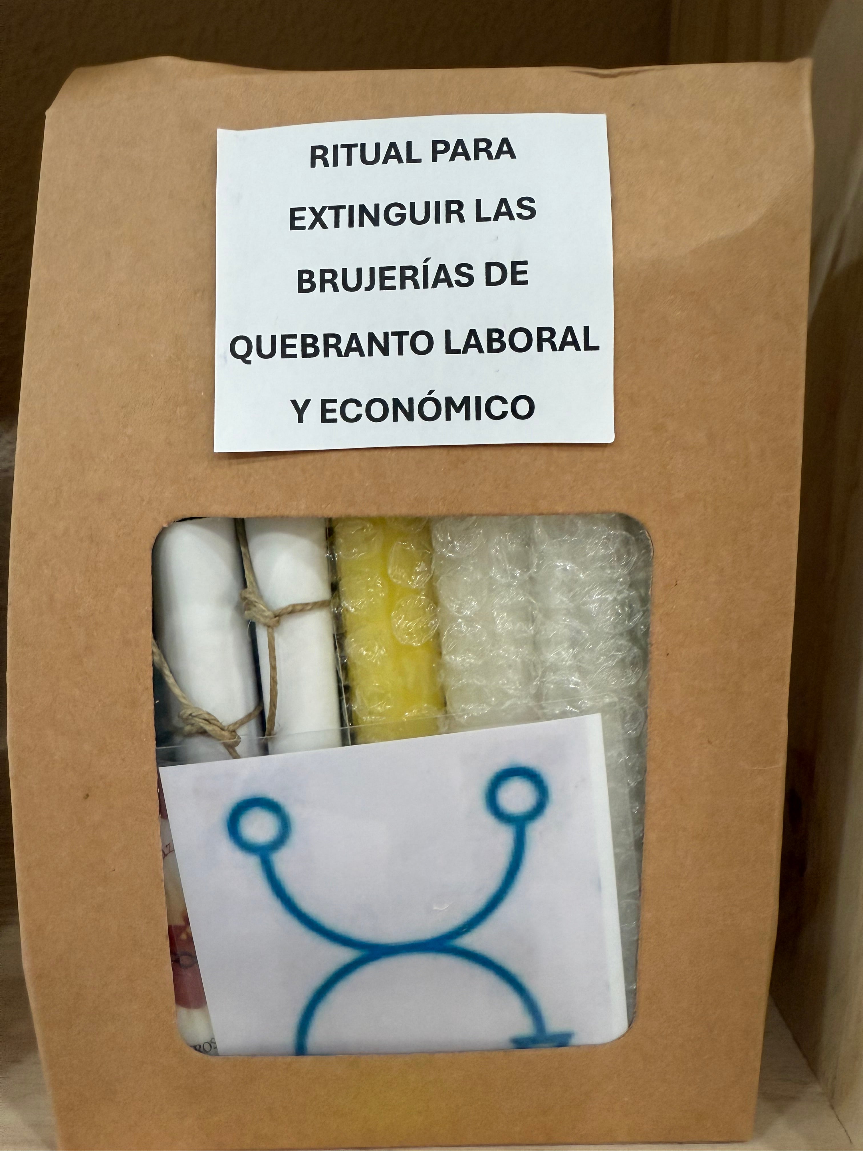 Ritual para extinguir las brujerías de quebranto laboral y económico