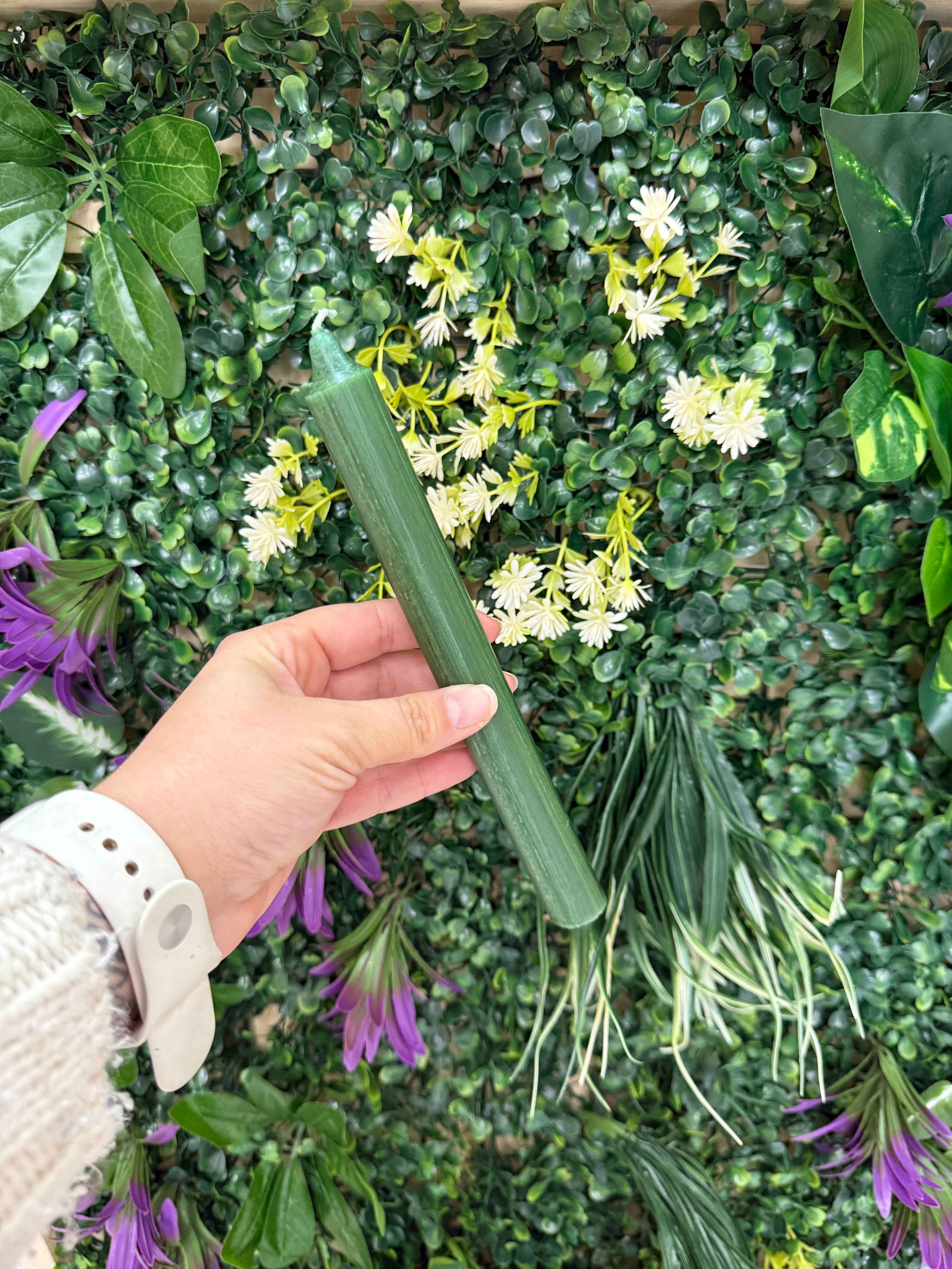 Vela consagrada verde