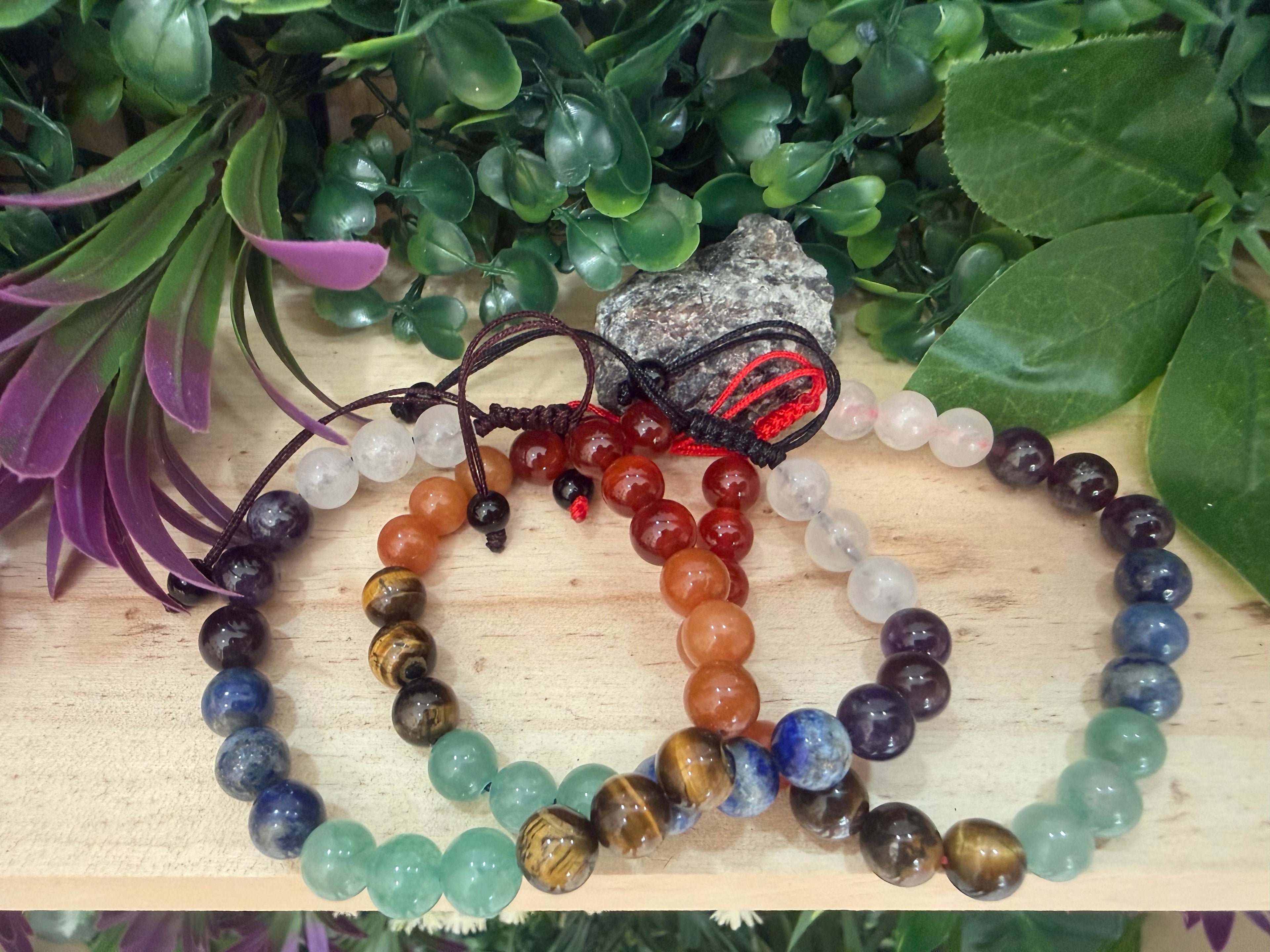 Pulseras de chakras - 21 piedras